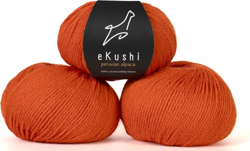 Vista 27 de 100% Hilo de Alpaca Baby para Tejer y Ganchillo - 1 Cono de Hilo Premium DK - Ligero, Hipoalergénico y Térmico Hecho en Perú - Ideal para Proyectos