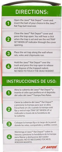 Vista 9 de J T Eaton JT Eaton 408 Jawz Depot - Trampas cubiertas para ratas y ardillas