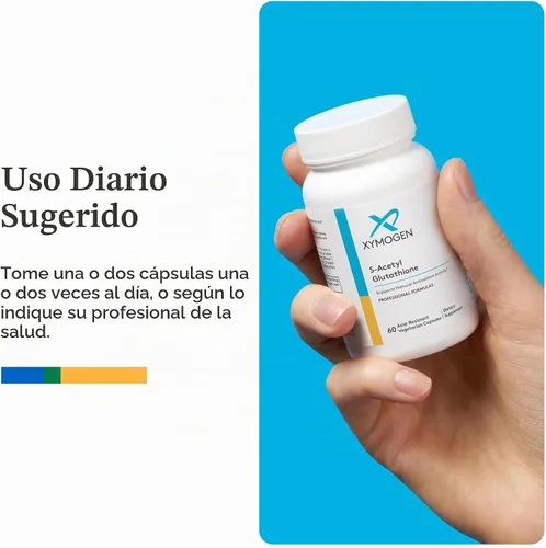 Vista 7 de XYMOGEN S-acetil glutatión, 60 cápsulas