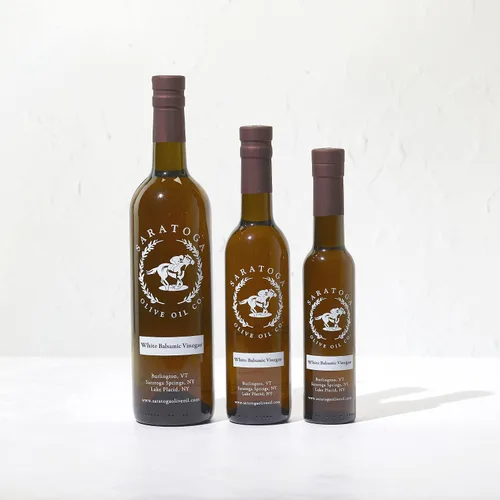 Vista 2 de Saratoga Olive Oil Company Vinagre balsámico blanco de coco 6.8 fl oz (6.8oz)
