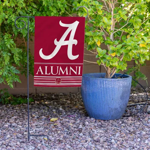 Vista 4 de Rico Industries NCAA Alumni - Bandera de jardín de doble cara de 13 x 18 pulgadas