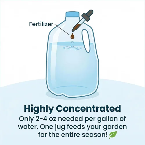 Vista 6 de Fertilizante de pescado - Fertilizante de pescado hidrolizado con certificación Omri para plantas (1 galón)