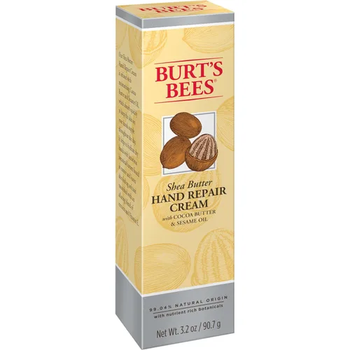 Vista 5 de Burt's Bees Crema reparadora de manos de manteca de karité, 3.2 onzas (el paquete puede variar)