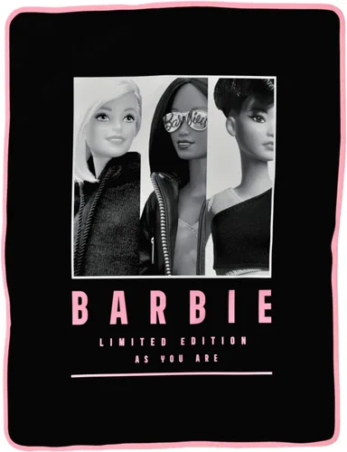 Vista 5 de Coleccionables Barbie Película Ropa de Cama de Felpa Supersuave de Lujo de Pelo Sintético, 50 por 60 pulgadas, (Producto Oficial Licenciado)