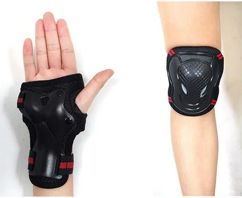 Vista 8 de tsavnpk Juego de rodilleras y coderas para niños, equipo de protección ajustable con protector de muñeca para niñas, patinaje, ciclismo, patinaje