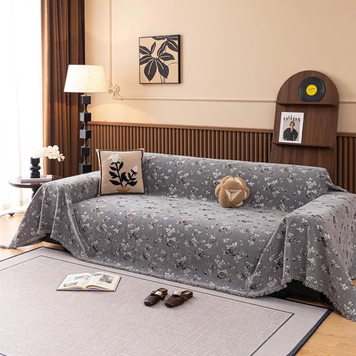 Vista 23 de DREAMINGO Fundas de sofá biplaza para sofá de 2 plazas, manta jacquard moderna y minimalista protectora de muebles para mascotas, lavable, funda