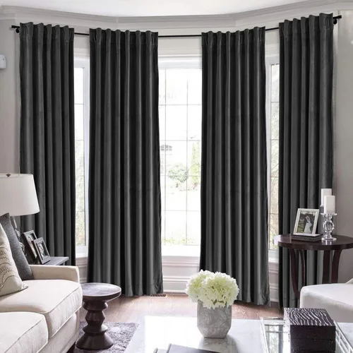 Vista 13 de ChadMade BIRKIN Collection juego de 2 cortinas mates de terciopelo de 50 pulgadas de ancho x 63 pulgadas de largo