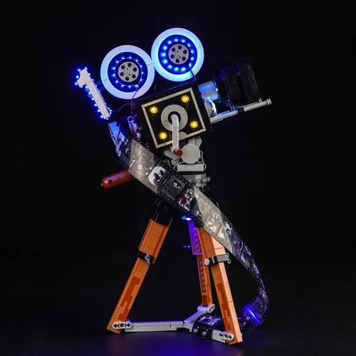 Vista 6 de BrickBling - Luz LED compatible con cámara Lego 43230 Walt Tribute