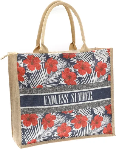 Vista 117 de Bolso grande de paja para mujer, tejido de ratán, bolso de playa de verano, a rayas