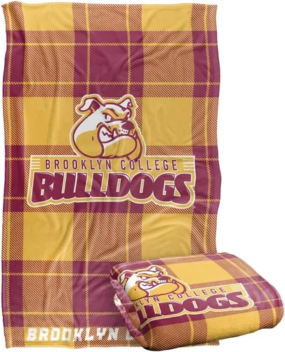 Vista 245 de LOGOVISION St John's University Campus Plaid Spirit Silky Touch Manta súper suave 36 x 58 pulgadas