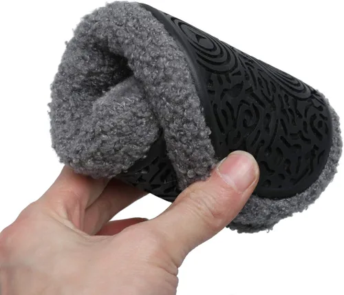 Vista 5 de Scurtain Pantuflas unisex con suela de goma para adultos