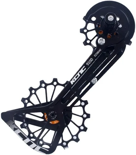 Vista 9 de KCNC Road Cyclocross Bicicleta Bicicleta OSPW Desviador de gran tamaño Polea Sistema de rueda para Shimano R9100/R8000 uso 12t top+16t inferior