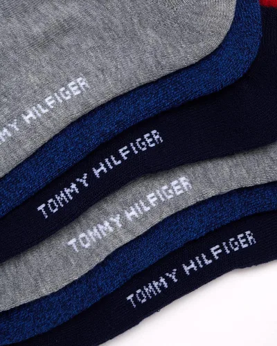 Vista 13 de Tommy Hilfiger Calcetines de corte bajo para hombre, paquete de 12 calcetines deportivos para correr que absorben la humedad para hombre