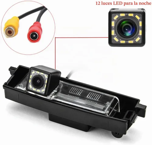 Vista 2 de Cámara de visión trasera de automóvil con 12 LED para Toyota RAV4 RAV-4 RAV 4 2006 ~ 2012 / Toyota Vanguard 2006 ~ 2012 y cámara de vehículo