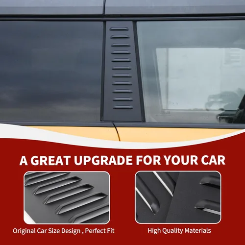 Vista 6 de RAZPOY Cubierta para panel de poste de pilar Bronco B, calcomanía para ventana de puerta trasera compatible con Ford Bronco 2021-2023 Accesorios