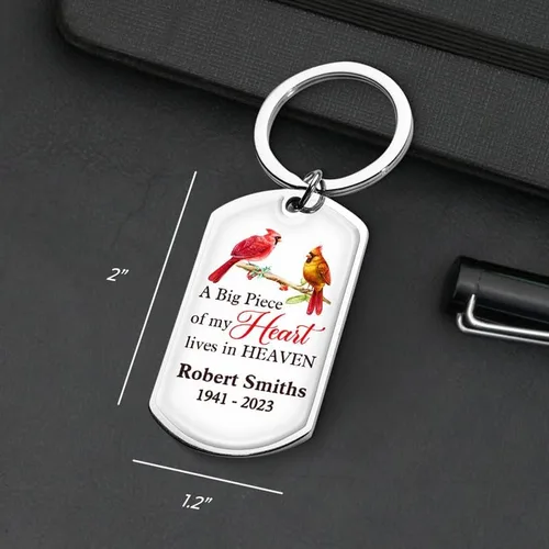 Vista 4 de Pawfect House Llaveros personalizados, regalos conmemorativos para la pérdida de la madre, regalos de condolencia por la pérdida de un ser querido