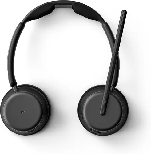 Vista 4 de EPOS Impact 1061 ANC - Auriculares Bluetooth de Alto Rendimiento para PC - de Doble Cara, Cancelación Avanzada de Ruido, EPOS AI, Audio de Banda