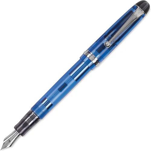 Vista 14 de Pluma estilográfica Pilot Custom 74, barril negro ahumado, plumín mediano (60955)