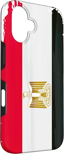 Vista 3 de Funda para iPhone 16 Egypt Flag Arab Republic of Egypt