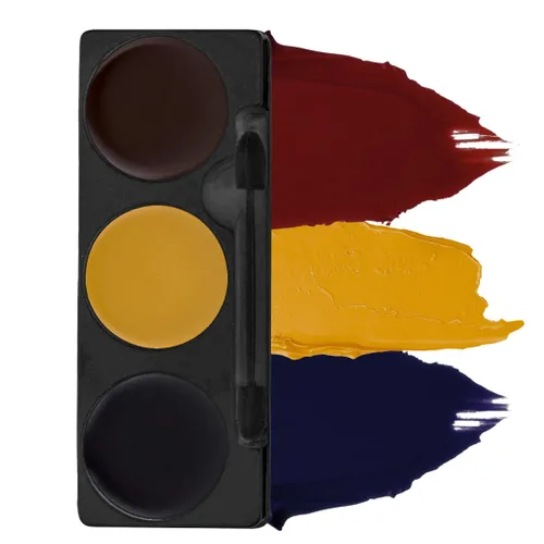 Vista 10 de Mehron - Paleta de maquillaje tricolor para Halloween, talla única