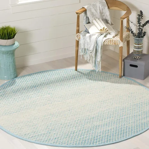Vista 23 de SAFAVIEH Montauk Collection - Alfombra decorativa de 2 pies 3 pulgadas x 5 pies, color beige y marfil, algodón hecho a mano, ideal para zonas