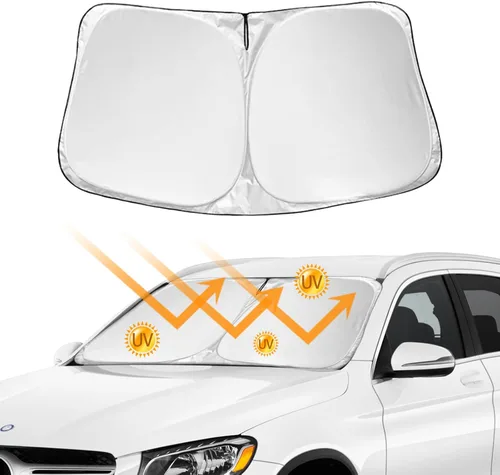 Vista 47 de Parasol para parabrisas Acura MDX 2001-2013, protector de parabrisas 300T, bloquea los rayos UV, ajuste personalizado, MDX para parabrisas
