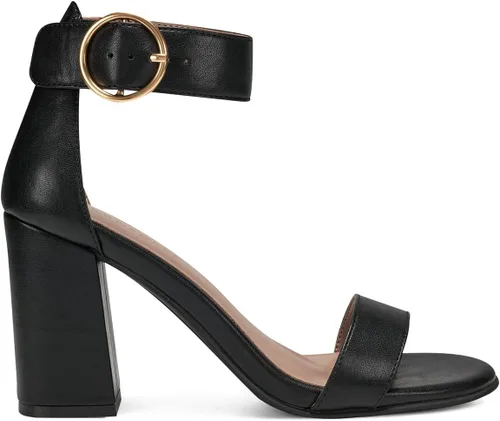 Vista 2 de Aerosoles Sandalia de tacón elegante para mujer, Negro