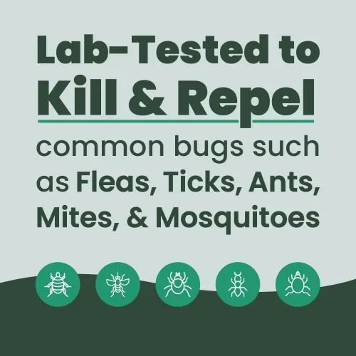 Vista 7 de Outdoor YardSafe Mata y repele mosquitos, garrapatas, pulgas, ácaros y más con aceites esenciales naturales, seguro para familias y mascotas