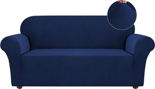 Vista 7 de Turquoize Funda elástica para silla reclinable, funda para sofá reclinable, funda de sofá de 1 pieza con bolsillo lateral, funda protectora