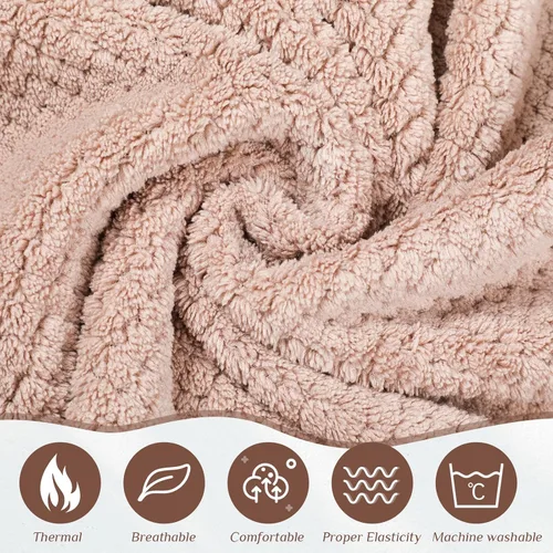 Vista 55 de 4 toallas envolventes para mujer, bata de spa con cierre ajustable, parte superior elástica, envoltura ligera para baño y ducha
