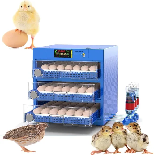 Vista 14 de 56-392 Egg Incubator with Automatic Egg Turning and Water Filling, Humidity Control Temperature Incubator for Hatching Chicken, Duck, Goose and Bird