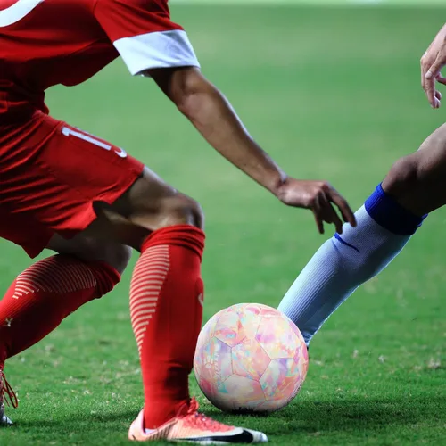 Vista 5 de Kuangmi Balón de fútbol, pelota de partido de tamaño oficial 5, jugadores de fútbol para jóvenes, adolescentes y adultos, entrenamiento deportivo al