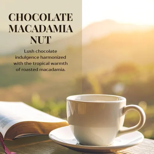 Vista 4 de ROYAL KONA COFFEE - Café molido tostado medio, sabor a chocolate y macadamia, 8 onzas