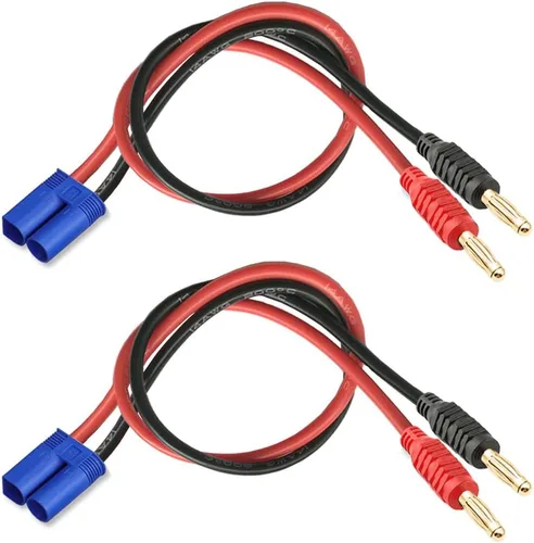Vista 7 de EC3 - Enchufe de conector EC3, conector macho EC3 a conector banana de 0.157 in, adaptador de cargador de batería con cable de 12 AWG de 11.8 in