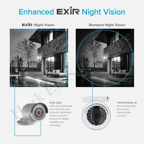 Vista 3 de Cámara IP de seguridad PoE Acusense de 6 MP, compatible con Hikvision DS-2CD2063G2-I visión nocturna Bullet IR resistente a la intemperie lente