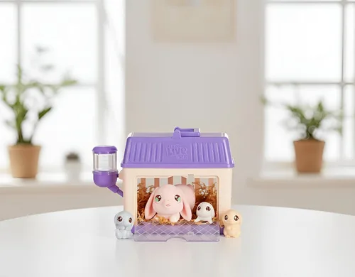 Vista 7 de Little Live Pets Mama Surprise Minis Bunny revela 2-4 bebés
