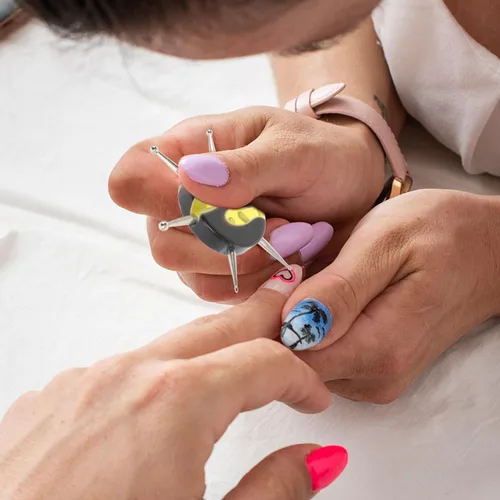 Vista 3 de EXCEART Bolígrafo punteado de diamantes para patrones de arte de uñas