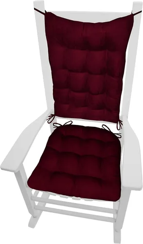 Vista 17 de Barnett Home Decor Bravo - Cojines para silla mecedora, relleno de espuma de látex, 16.5 x 18 pulgadas y cojín de respaldo de 21 x 16 pulgadas