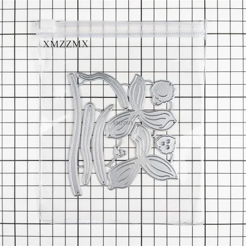 Vista 4 de Troqueles de corte de metal con flores de narcisos para hacer tarjetas, juegos de troqueles en relieve de papel, álbumes de recortes, álbum