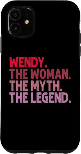 Vista 5 de Funda de cumpleaños personalizada para iPhone 15 Wendy The Woman The Myth The Legend