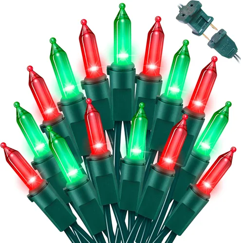 Vista 10 de LAMPHOME 100 Mini Luces LED Cuenta Blanco Cálido - Luces de Cadena - 21.6 Pies Luces LED de Navidad, Mini Luces LED para Exteriores Hogar Fiestas