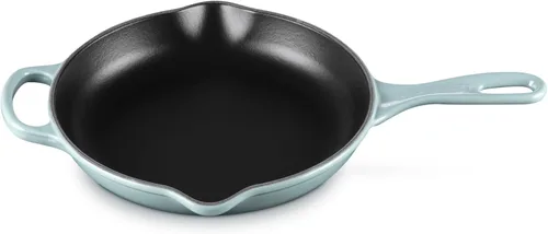 Vista 32 de Le Creuset Sartén de Hierro Fundido Esmaltado Signature con Mango de Hierro, 6.33", Cerise