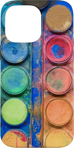 Vista 21 de Caja de paleta de pintura de acuarela - Funda de regalo divertida para artista/pintor/arte para iPhone 17