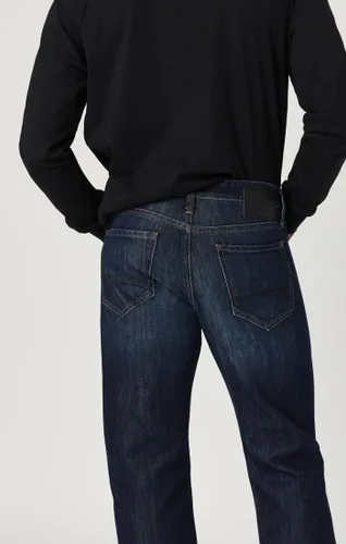 Vista 2 de Mavi Matt Mid Rise Pantalones vaqueros relajados de pierna recta para hombre
