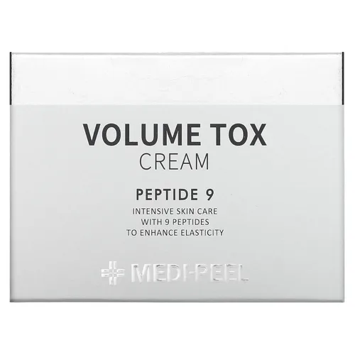 Vista 2 de Medi-Peel Peptide 9, Volume Tox Cream, 1.76 oz (50 g), Crema antiarrugas, colágeno, ácido hialurónico, crema hidratante, mejorar la elasticidad