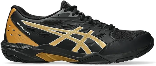 Vista 17 de ASICS Zapatos de voleibol Gel-Rocket 10 para hombre, Negro, M US Negro/New Leaf