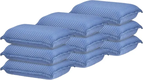 Vista 18 de Esponjas de microfibra para platos, esponjas de cocina, esponja antiarañazos, esponjas de limpieza para el hogar, suministros de limpieza multiusos