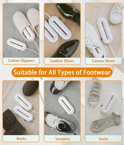 Vista 5 de Secador Eléctrico de Zapatos Snowpea, Secador de Botas de Esquí, Calentador de Zapatos y Botas para Zapatillas Deportivas Sudadas con Temporizador