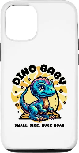 Vista 28 de Cute Dino Baby Cartoon Illustration for Kids Case for iPhone 17