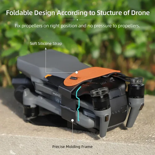 Vista 2 de Mavic 3 Soporte de hélice para DJI Mavic 3/Mavic 3 Pro Cámara Drone Accesorios, Hélices de silicona Protector Protector Estabilizador Cubierta